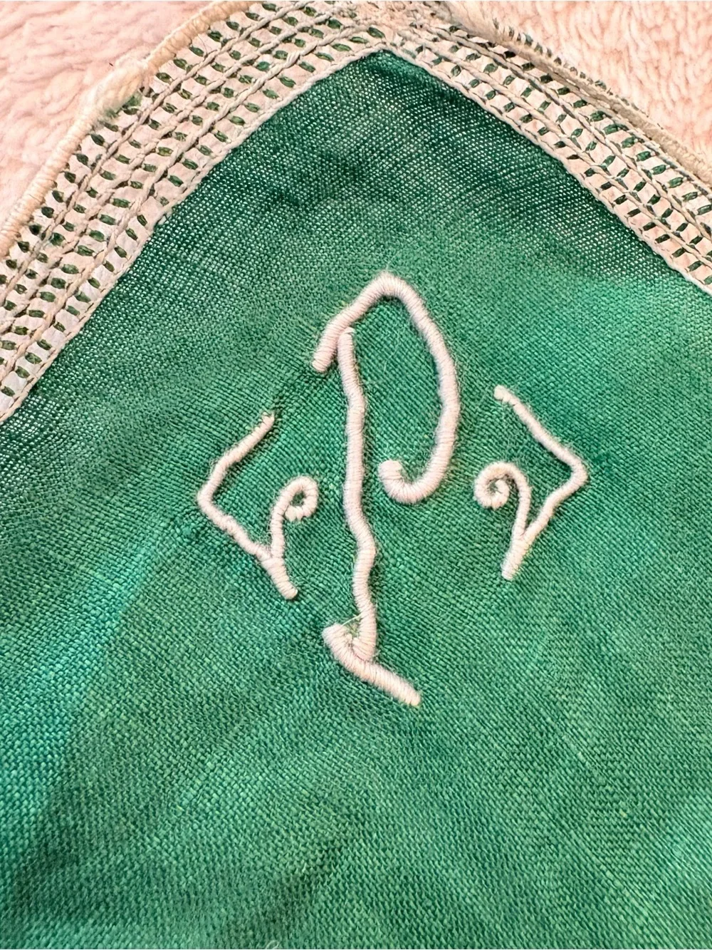 3 Vintage Handkerchiefs — cotton and linen — Pristine